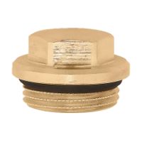 Bouchon, pour collecteurs séries 356 et 357. Raccord 1 "M Caleffi 364160 1"M