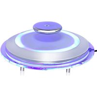 Plateforme de Lévitation Magnétique Rotative avec LED, Support Maglev Ionique Tournant