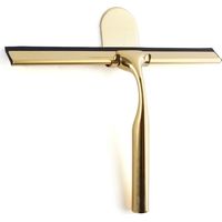 Sunxury – Stainless Steel and Glass Shower Squeegee – No-Drill Wall Mount – 9.8" – Removes Water and Soap Residue