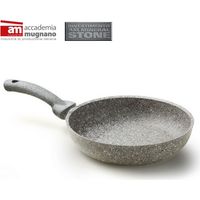 Padella Antiaderente Pietra 22 cm Antigraffio CUORE DI PIETRA Accademia Mugnano