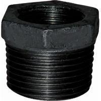 Reduzierter Nippel 80x90 / 66x76, männlich weiblich schwarz