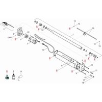 Faac – Kit de joints J275 21 pièces – Pièces de rechange pour motorisation de portail – Conformes aux normes européennes – Pour usage intensif