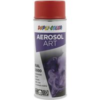 Dupli Color Aerosol Art Lackspray Graffiti Dose - wetterfest, lichtecht und UV-beständig - Graffiti-Spray 400ml, feuerrot seidenmatt RAL 2000