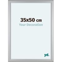 yd. - Cadre photo 35x50 - Argent Mat - MDF - Como