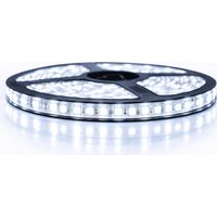 Kit de cinta profesional 3528 - 120 leds/m - 5 metros Blanco frío anti-salpicaduras (IP65) Longitud: 5 metros - Transformador: No se incluye la fuente de alimentación