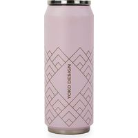 YOKO DESIGN Barattolo isolante a doppia parete in acciaio inossidabile, senza BPA, bottiglia riutilizzabile ecologica per acqua, sport, bambini, ufficio, viaggi 280/500/700 ml