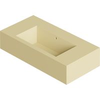 KUBO 80 Gingembre mat 1 trou Bonde Sans Siphon P.serviette Noir