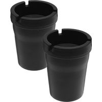 Cendrier Voiture,Porte-gobelet Plastique Cendrier,Cendriers pour l'extérieur,Cendriers avec Couvercle,Accessoires Auto,Convient à la Plupart des Voitures,Camions et SUV