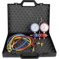 2-Wege-Monteurhilfe mit Kugelventil und Manometer - GALAXAIR: M2BS-F-BC