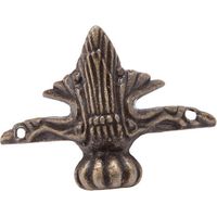 pezzi Mini protezioni angolari antiche per portagioie, scatola decorativa in legno, protezioni angolari per i piedi