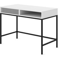 Schminktisch RAVENNA F 112x50 cm Schreibtisch Konsole mit Schublade mattweiß
