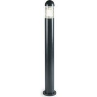 Außenleuchte aus gegossenem Aluminium mit transparentem Glasdiffusor in Graphit