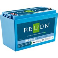 Relion Batterie Litio 12V 2560Wh 6Sc 200Ah Lifepo4 de Cycle Profond - 522 X 267 X 220Mm