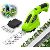 7.2V Sécateur Cordless Grass Shear Cordless Handheld Grass Trimmer 2 in 1 Handheld Hedge Trimmer for Garden Lawn,Coupeuse d'élagage d'aménagement paysager pour arbres fruitiers