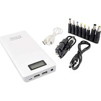 XTPower XT-16000 QC3 Power bank 15600 mAh Ricarica rapida 3.0 Li-Ion USB, Presa DC 3,5 mm Bianco Indicazione di stato