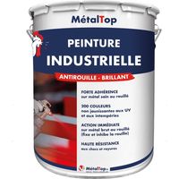 Peinture Industrielle - Jaune soleil - RAL 1037 - 1 L - Métaltop