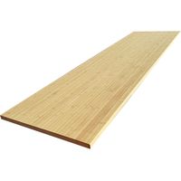Plan de travail en bois massif bambou naturel – L.250 x P.65 cm – Épaisseur 26 mm – Lamellé collé pour cuisine et bureau