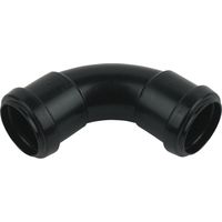 FloPlast 32mm Black Push Fit Waste 92.5 Degree Bend