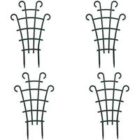 lot de 4 Tuteur pour plantes en pot, petit tuteur empilable pour plantes grimpantes d'intérieur et d'extérieur (lierre, hoya, plantes d'intérieur)