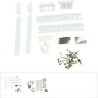 Kit de fixation porte frigo intégrable – Système de glissière pour réfrigérateurs – Installation rapide et sécurisée – Compatible avec et autres marques
