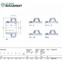 Roulement de palier YARAG209-SKF