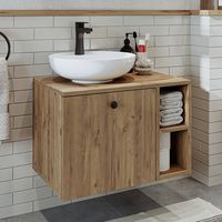 Roomart LOTUS-I-65 Bad-Set 2-tlg 65 cm breit, Eiche