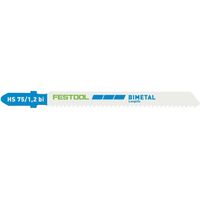Festool 204270 Jigsaw Blades - Pack of 5 - Metal Steel / Stainless Steel HS 75/1.2 BI/5