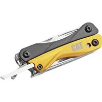 CAT 980857ING Couteau multifonction noir, Yellow