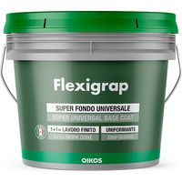 Fondo super aggrappante Oikos Flexigrap liscio bianco lt. 1
