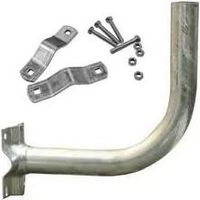 Soporte de montaje mediasat galvanizado 40 mm diámetro 22 cm distancia