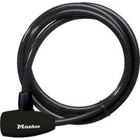 Master Lock 8154EURD Candado Bicicleta con Llave, 1,8 m Cable