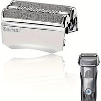 Cabezal de afeitar compatible - Para Series 7 de Braun – Modelos 70S, 790CC, 720, 750CC, 760CC y 9565 – 100% impermeable – Ideal para cuidado de barba y bigote-Producto compatible