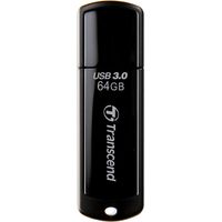 Transcend JetFlash elite 700 64GB USB 3.0 USB-Stick USB Typ-A 3.2 Gen 1 (3.1 Gen 1) Schwarz