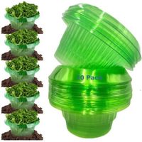 Protection Anti-escargots,10 Pcs Protections Anti-limaces,Anneaux de Protection Anti-escargots, pour Vos Plants Salades et Choux
