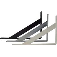 Eisenwinkel - 500 x 350 mm weiß, korrosionsbeständig, ideal für Zimmerei und Bau - MARKE