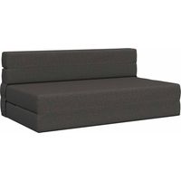 Foldable Sofa Bed Dark Grey 152 x 86.5 x 60 cm Fabric vidaXL