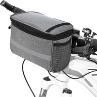 Fahrrad Lenkertasche Isoliert Fronttasche MTB Lenkertasche Korb Pannier Kühltasche mit Reflektorstreifen