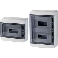 CENTRALINO DA PARETE PER CARTONGESSO C/PORTELLO IP65 12 Moduli - 298x260x143 mm - Grigio