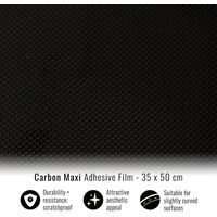 Pellicola Adesiva per Wrapping Carbon Maxi - Dimensione: 35 X 50 CM
