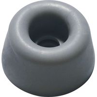 Gummipuffer ø 20 mm, Höhe 10 mm, Gummi grau