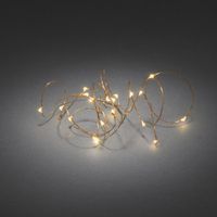 Konstsmide 1461-860 Micro-Lichterkette Innen batteriebetrieben Anzahl Leuchtmittel 40 LED Bernstei