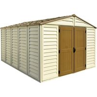 Gartenhaus aus PVC WoodBridge Plus 10,5'x13' Duramax Premier, 325 x 405 x 233 cm, von Ezooza