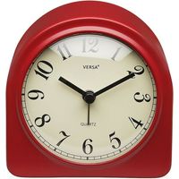 Reloj de Mesa Versa Luxa Rojo Plástico 5,8 x 10 x 10 cm