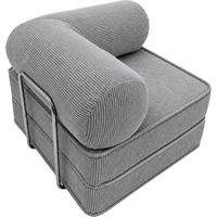 Chauffeuse adulte en tissu côtelé
