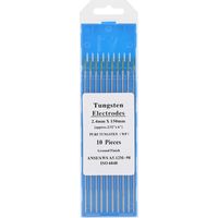 10 Électrodes en Tungstène Pur à Pointe Verte pour Soudage TIG AC - 3.2x150mm