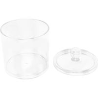 Organizer Jar for Cotton Swabs and Makeup Remover Pads Large