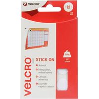 VELCRO Brand VEL-EC60227 VELCRO Brand Stick On Coins 16mm x 16 Sets White VEL60227