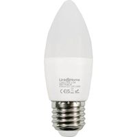 Link2Home Wi-Fi Smart LED E27 Opal Candle Bulb with Dimmable White and RGB Colors, 470 Lumens, 5.5W, Model LTHE275W