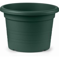 Vaso Cilindro Plastica 60 cm - Verde Bosco
