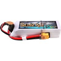 Batería Gens ace G-Tech Soaring Lipo de 2200 mAh, 14,8 V, 30C, 4S1P con conector XT60